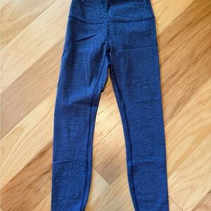 Lululemon Athletica Navy Crackle Leggings